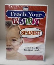 TEACH YOUR BABY SPANISH Audio CD/Teaching guide New Sealed