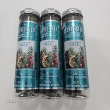 3 Pack Scentsicles O Christmas Tree Fresh Cut Scented Ornament Sticks Lot Hooks