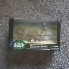 Star Wars Power of the Force Tatooine Skiff Vehicle w Luke Skywalker