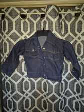 Vintage 1980s Billy the Kid Size 5-6 M Denim Jean Jacket Kids DR1