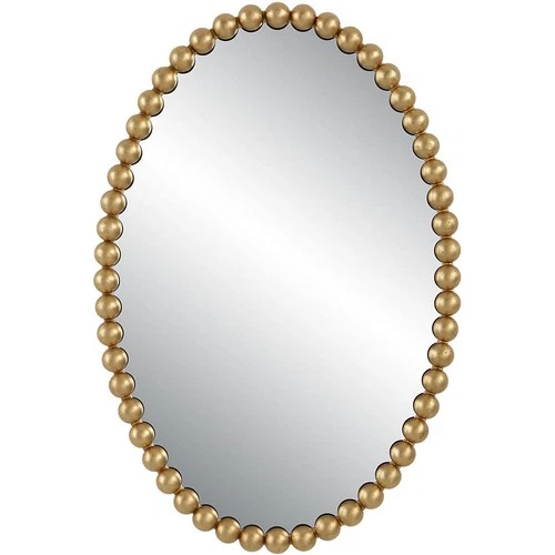 Uttermost 09875 Serna 30 X 20 inch Gold Leaf Mirror - Picture 1 of 6