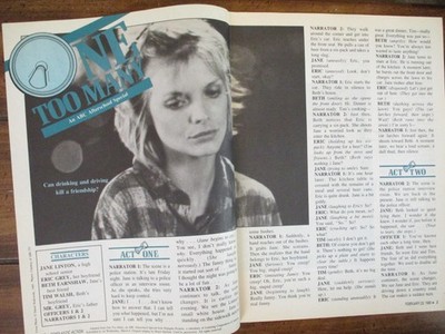 1985 Scholastic ACTION Mag(MICHELLE PFEIFFER/VAL KILMER/MARE WINNINGHAM/LA GUEST