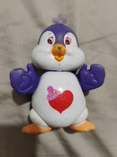 1985 Care Bears Cousins Cozy Heart Penguin PVC Toy Purple