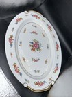 MORIYAMA VTG OCCUPIED JAPAN LARGE PLATTERS 16.5"  And 11” DRESDEN FLOWERS — photo 3