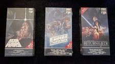 Star Wars VHS 1984-1986 Sealed Trilogy Tapes Red Label CBS FOX Watermarks