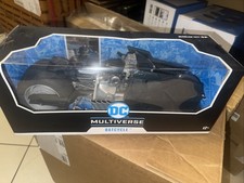 DC Multiverse White Knight Batcycle Action Figure Vehicle McFarlane-NEW