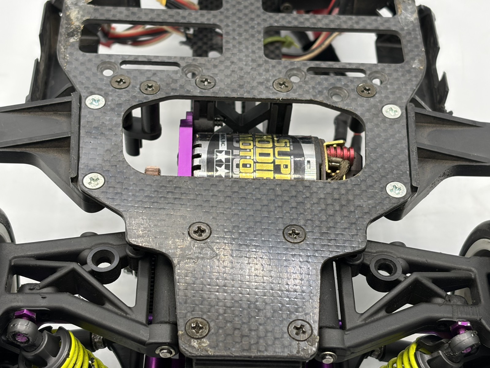 For parts HPI RS4 PRO2 carbon chassis with ESC and motor