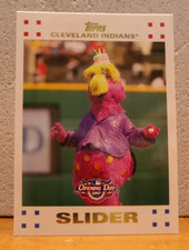 VERY COOL BASEBALL CARD MASCOTS SUBSET CLEVELAND INDIANS SLIDER (NO CHIEF WAHOO)