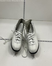 Lake Placid White Ice Figure Skates Size R9 IOB