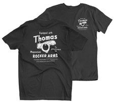 Camiseta alta negra magnesio Thomas Rocker Arms equipo de velocidad carreras de arrastre