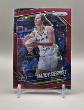 2025 Panini Prizm WNBA Maddy Siegrist Red Pandora #/199 Wings #50