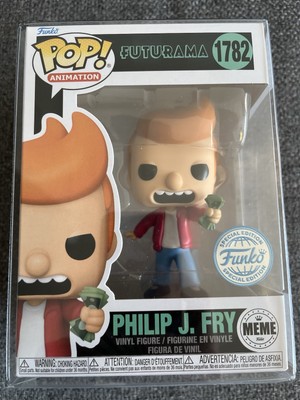 Futurama: Philip J. Fry (Meme Special Edition) #1782 Funko Pop! + Protector