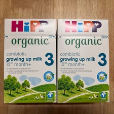 HiPP Organic 3 Combiotic Growing Up Milk, 2x600g  12 Months Plus 25-7-26