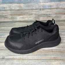 Merrell MOAB Flight Black Work Safety Shoes 11.5 W Carbon Fiber Mens