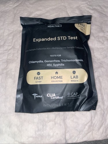 Expanded STD Test Kit- Simple Health Kit Exp 01/09/26 Free Shipping | eBay