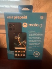 AT T Prepaid Phone Android 15 Motorola Moto G 2025 128GB Forest Gray SEALED NEW