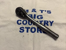 Vintage Cornwell USA 3/8" Drive 7” Long Standard Chrome Oil Port Ratchet