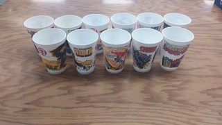 1970s Vintage 7 11 7 Eleven Marvel Comics Lot of 11 Slurpee Cups Hulk Spiderman