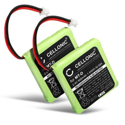 2x Akku für T-Mobile GP0747 Audioline GP0747 T-Mobile GP0827 (600mAh) Ersatzakku