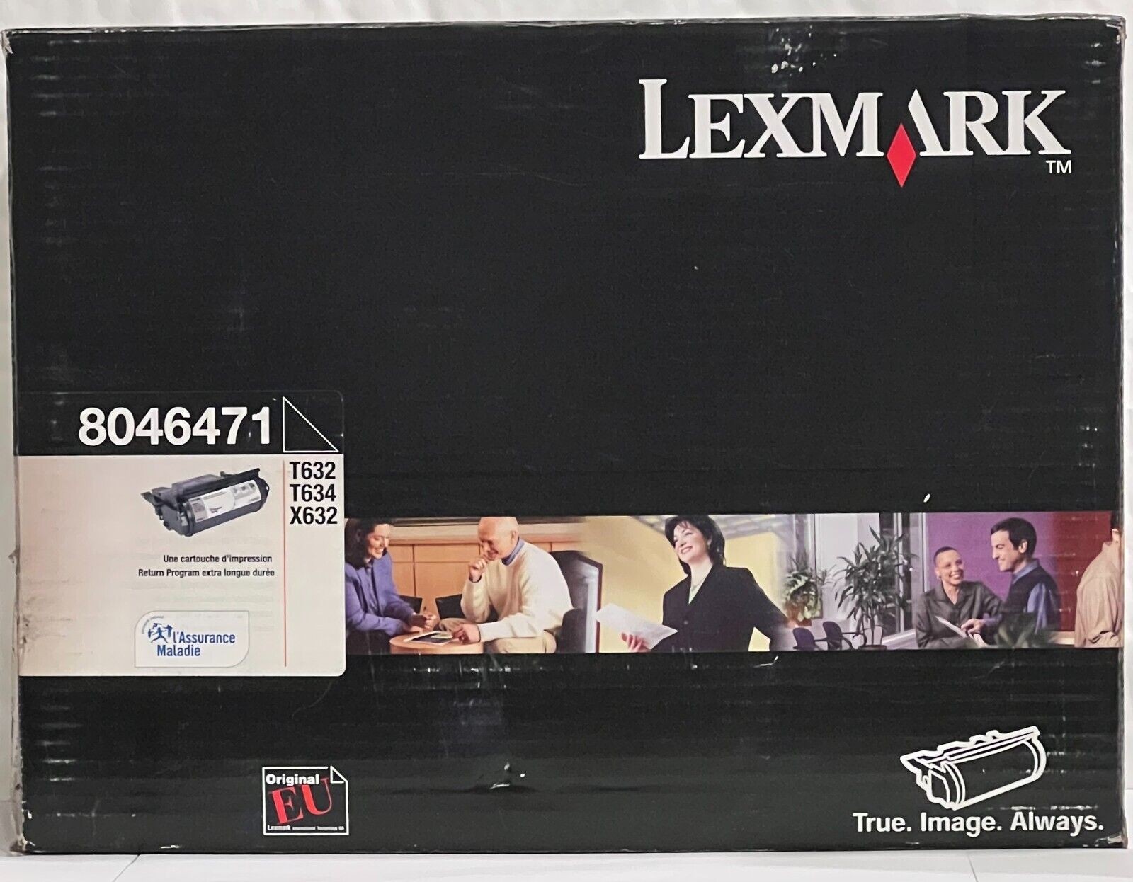 Toner noir Lexmark 8046471 original de 32000 pages pour imprimantes T632 et X632