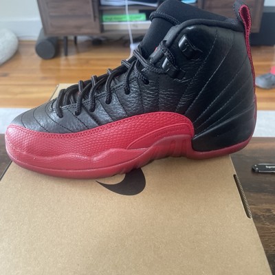 Nike Air Jordan 12 Retro (GS) Shoes ''Flu Game'' Black Red 153265-002 - 5Y