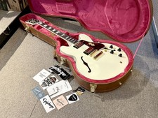 Epiphone Inspired By Gibson Custom 1959 ES-355 Classic Bianco Usato Elettrico