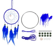 DIY Dream Catcher Kit Making Dream Catcher Supplies Style 3 Blue