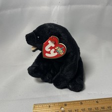 Ty Beanie Baby Cinders The Bear 6th Generation Hang Tag 2000