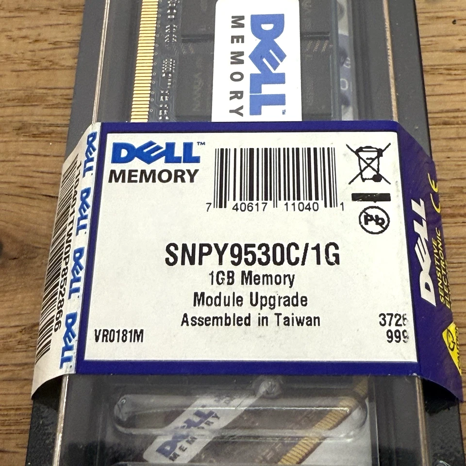 Dell DIMM 667 MHz Memoria DDR2 (SNPY9530C1G) Lote de 2 Nuevas RAM para Laptop Foto 4 de 4