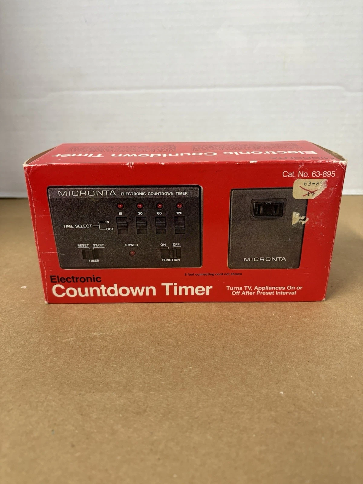 Vintage Micronta Electronic Countdown Timer Cat. No. 63-895