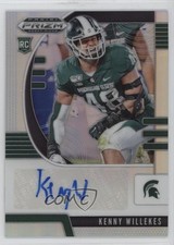 2020 Panini Prizm Draft Picks Rookies Silver Kenny Willekes #225 Auto sq1