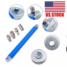 3/8" Offset Extension Wrench 15" Impact Ready Socket Tool Set with Adapters New