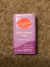 Lume Triple Milled Bar Soap - Lavender Sage - 5 oz