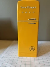 Veuve Clicquot SMEG Champagne Cooler Fridge Orange Limited Case Tin No Bottle