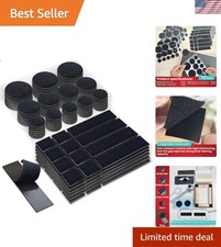 Heavy Duty Hook and Loop Strips with High Adhesive, and Square Circle, Strong...