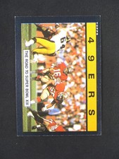 49ers TEAM CARD Road to the Super Bowl 1985 Topps #148