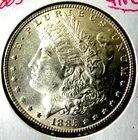 1885 P Morgan Silver Dollar UNCIRCULATED LUSTROUS BLAST WHITE 1$ 1885-P UNC