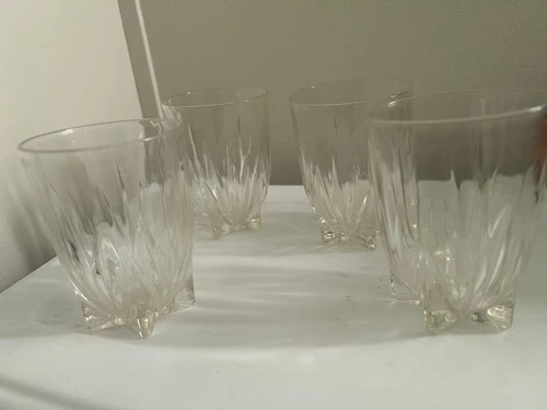 VIntage Federal Star Shot Glasses