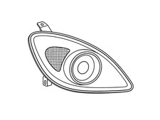 Daihatsu Cuore Scheinwerfer rechts 1994 EDB3001R