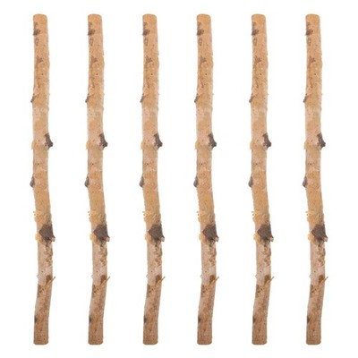 6 Pcs Diy Crafts Accessory Sticks Log Branch for Crafting Material