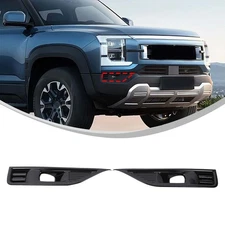 Glossy Black Car Front Fog Light Frame Trim Decorative Cover For BYD Shark 2024+