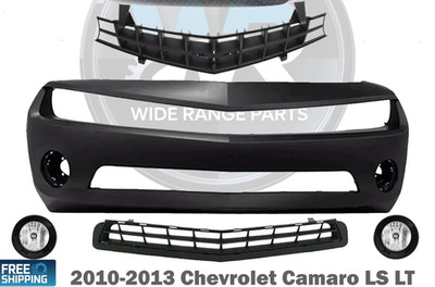 Front Bumper Cover Primed & Grille Assembly For 2010-2013 Chevrolet Camaro LS LT