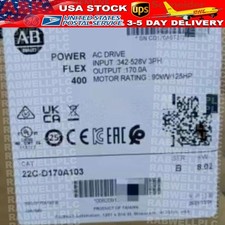 NEW Allen-Bradley IN BOX 22C-D170A103 PowerFlex 400 90 kW 125 HP AC Drive US