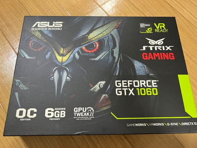 ASUS ROG STRIX GeForce GTX 1060 OC Edition 6GB STRIX-GTX1060-DC2O6G USED