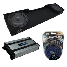 88-98 Chevy CK Silverado Ext Truck Kicker CompVT CVT10 Dual 10 Sub Box HA-A800.1