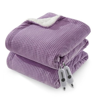 Heated Blanket Electric Throw w/ 4 Heat Levels Quick Heat Auto Shut Off Washable
