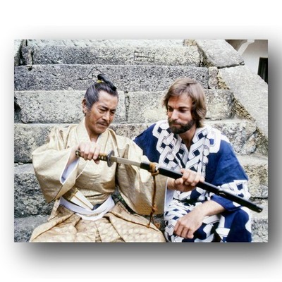 Richard Chamberlain Toshiro Mifune Photo 8x10 Shogun 1980 TV Miniseries Sword