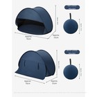 Waterproof Beach Headrest Tent with Portable Design and Sun Protection