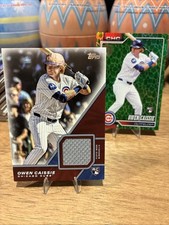 Topps 2026 Series 1 Owen Caissie Chicago Cubs Rookie Relic Insert #91R-CAI +1