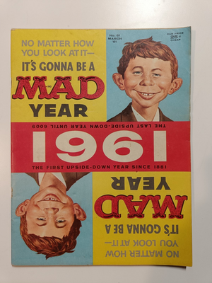 #ad RARE VINTAGE 60#x27;s MAD MAGAZINES Humour Collectable 6 in TOTAL GBP 26.00